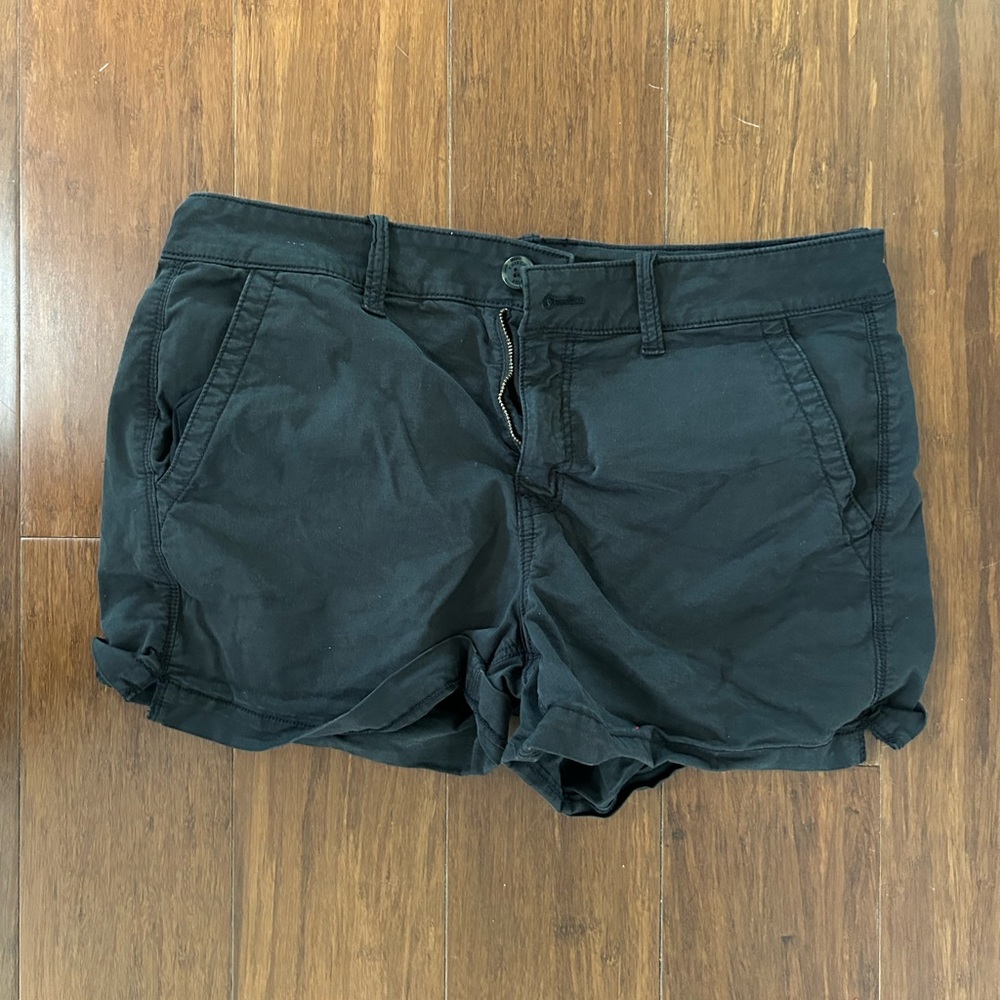 American Eagle Super Stretch Gray Cargo Shorts